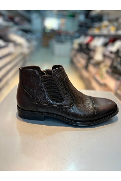 Alphus Cizme clasice din piele pentru bărbați MD