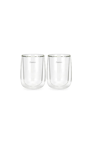 Fissman Set of 2 Fissman-Bonbon glasses, borosilicate glass, 8x11 cm, 350 ml,...