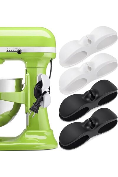 Arabest منظم أسلاك للأجهزة المنزلية، 4 قطع من منظمات أسلاك أجهزة المطبخ