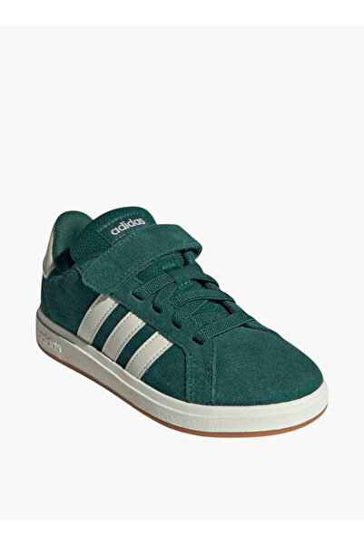 adidas أحذية رياضية للأطفال من جراند كورت، إصدار الألفية، مزودة بشريط لاصق.