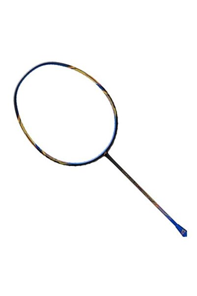 Hundred Atomic X 35 SPD Carbon Fibre Strung Badminton Racket (80g, Black/Blue)