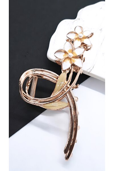 Serenity مشبك معدني على شكل زهرة اللوتس الملونة