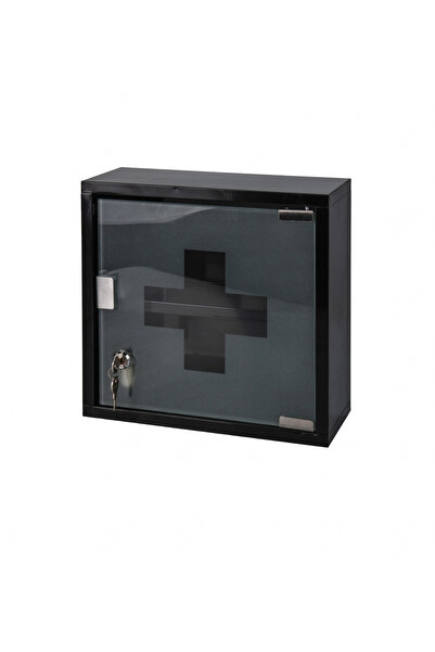 Bathroom Solutions Dulap pentru medicamente, oțel inoxidabil/sticlă, 30x12x30...