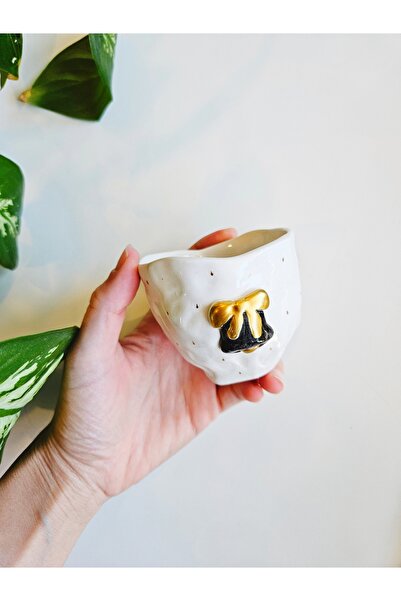 WEBBMODA Handmade New Year Bell Patterned Cup