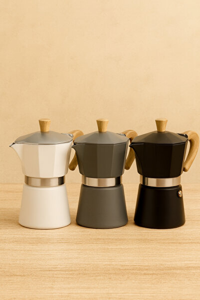 Chefstar ماكينة تحضير القهوة موكا بوت عملية الاستخدام للمنزل - 6 أكواب