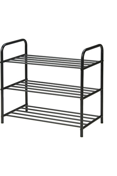 Ambiance organizator de pantofi, metal, 56x66x34 cm, negru