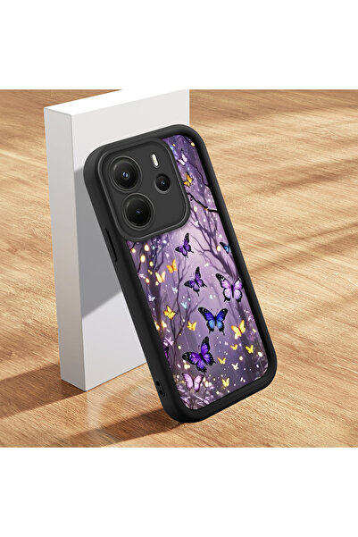 Hontinga حافظة هاتف من السيليكون الناعم المضاد للسقوط من مجموعة Butterfly متو...