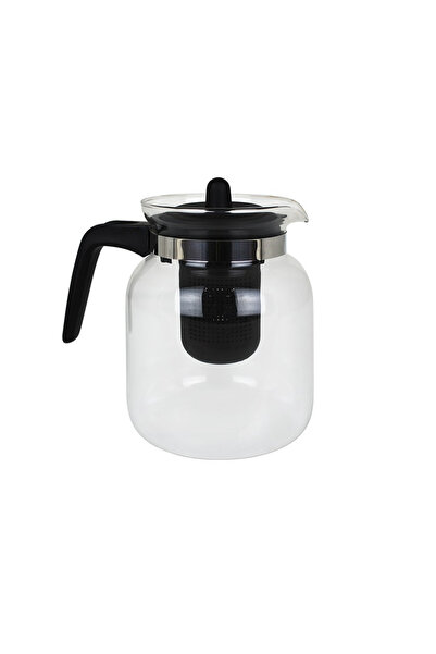 Excellent Houseware ceainic cu infuzor, sticlă/plastic, 16 x 10,5 cm, transpa...