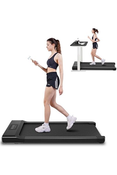 WAKYME Under-Desk Walking Pad Treadmill 3-in-1 2.5HP Remote LED Display 245lbs (Black)