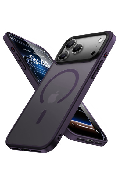 Casey Studios Husa Magsafe iPhone 17 Pro Max, Incarcare Wireless, Margini Rid...