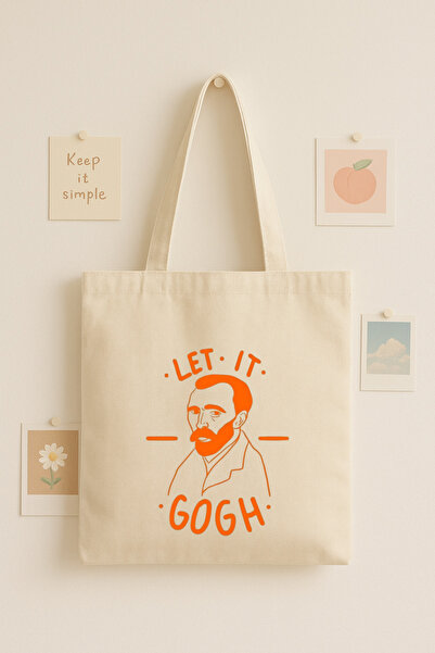 Maki Craft Let It Gogh Printed Cloth Bag Tote Bag