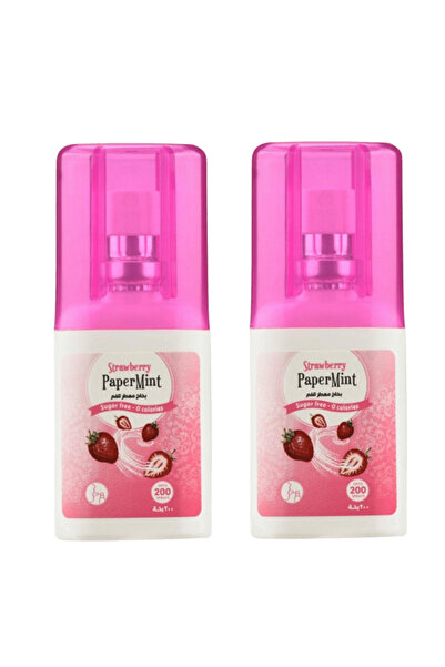 RAKO قطعتين بخاخ معطر للفم بنكهة الفراولة 200 بخة - 20 مل