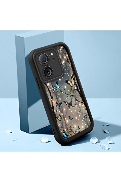 Hontinga Xiaomi Mi 13T/Mi 13T Pro Uyumlu Kelebek Grubu Yumuşak Silikon Düşüme...