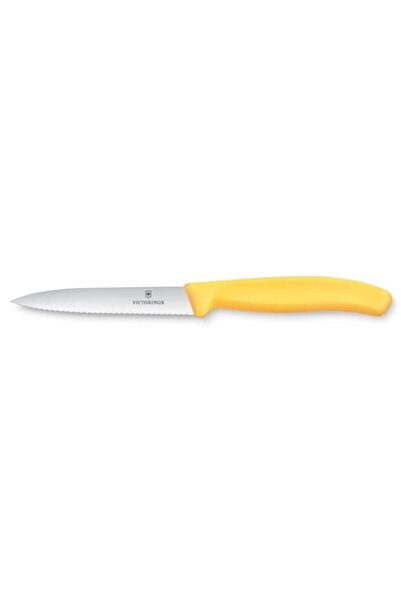 Victorinox kitchen knife, 10 cm serrated blade (6.7738.C1)