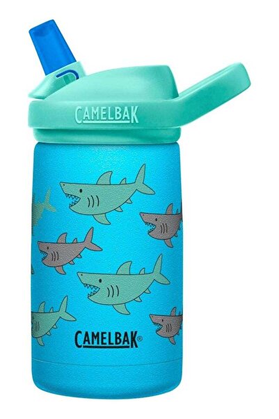 Camelbak إيدي+ للأطفال 12 أونصة، مدرسة أسماك القرش