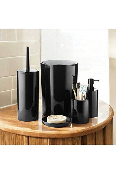 pirimanova monza Flores 5'li Banyo Seti Siyah