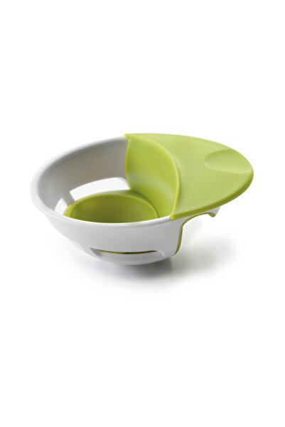iBiLi -Separator de ouă Ecoprof, plastic, 10x7x4 cm, alb/verde