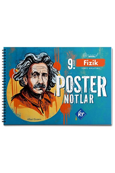 KR Akademi Yayınları 9. Sınıf Maarif Modeli Fizik Poster Notlar