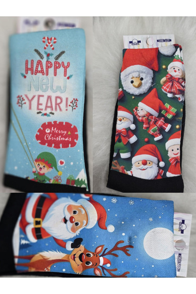 tümsek kadın iç giyim 3 Pack of Christmas Socks