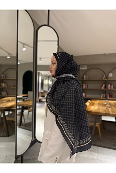 Emproyal Pamuk Şal – Kare Desenli, Dört Mevsim, Hafif ve Şık