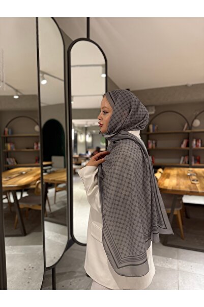 Emproyal Pamuk Şal – Kare Desenli, Dört Mevsim, Hafif ve Şık