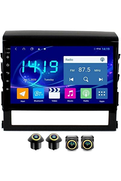 SHEZA STAR نظام ستيريو سيارة يعمل بنظام أندرويد لسيارة تويوتا لاند كروزر 2016...