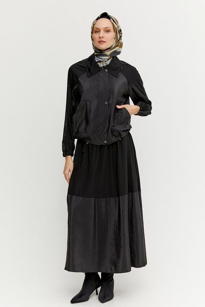 Setrms Şömiziye Yaka Çift Kumaş İkili Takım