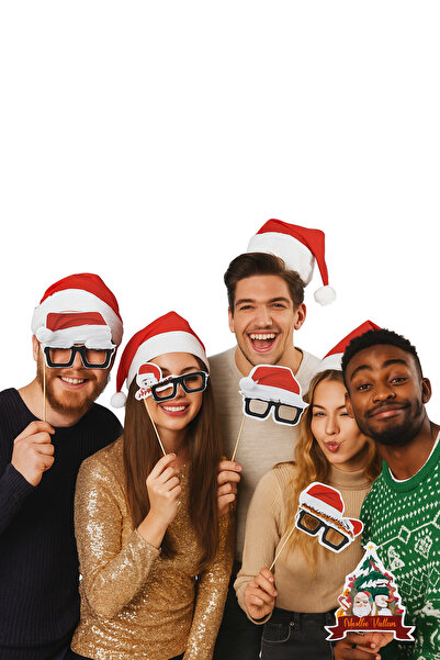 DODOMAR Set de 5 baloane de discuție pentru tort cu design special de Anul No...