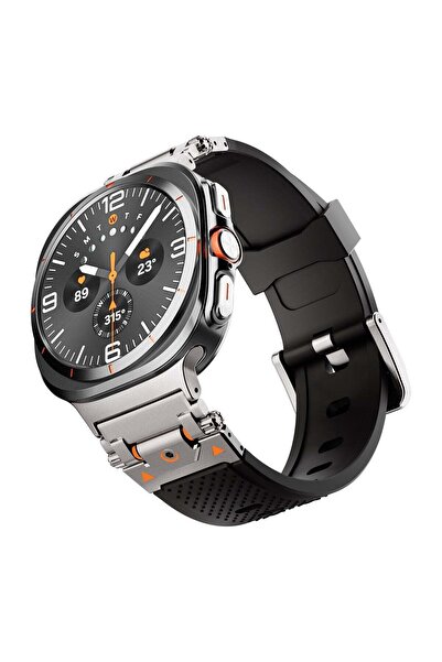 Generic سوار رياضي متين من مادة TPU لساعة سامسونج جالاكسي ألترا 47 مم - تيتان...