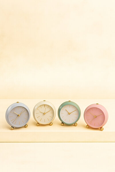 Chefstar MODERN MASA SAATİ ŞIK TASARIM SESSİZ ÇALIŞAN DEKORATİF VE KULLANIŞLI...