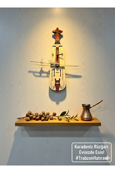 seymenbıçakçılık Sessiz Mekanizmalı Lazer Kesim Keşanlı Duvar Saati – El İşçi...