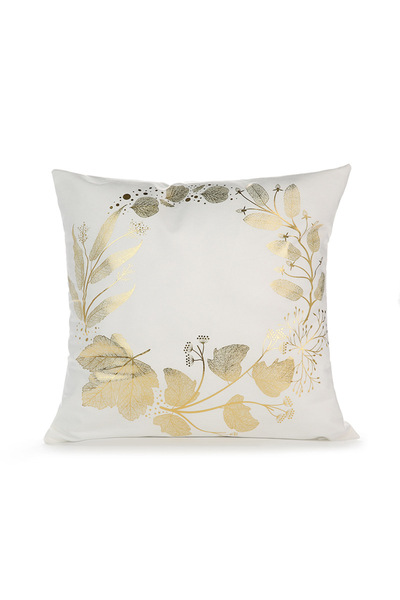 CozyhomeVIP 4-Piece Custom Print Set – Classic European Leaf Throw Pillow Cov...