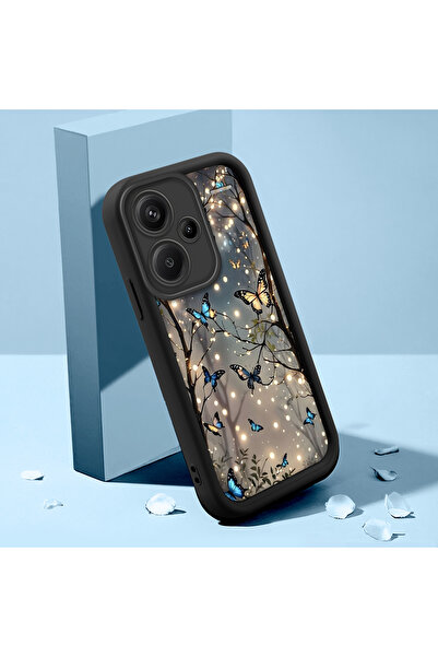 Hontinga حافظة هاتف Xiaomi Redmi Note 13 Pro Plus متوافقة مع مجموعة الفراشة م...