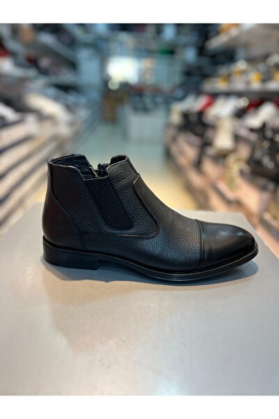 Alphus Cizme clasice din piele pentru bărbați MD