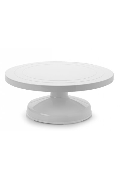 iBiLi -Ecoprof cake stand, plastic, 31x12.5 cm, white