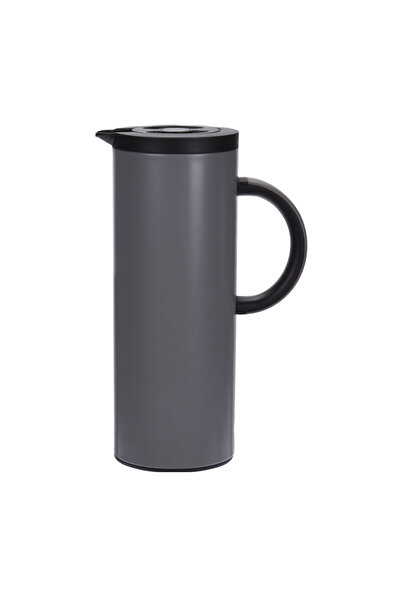 Excellent Houseware Cană termos cu pereți dubli, oțel inoxidabil/sticlă, 11x3...