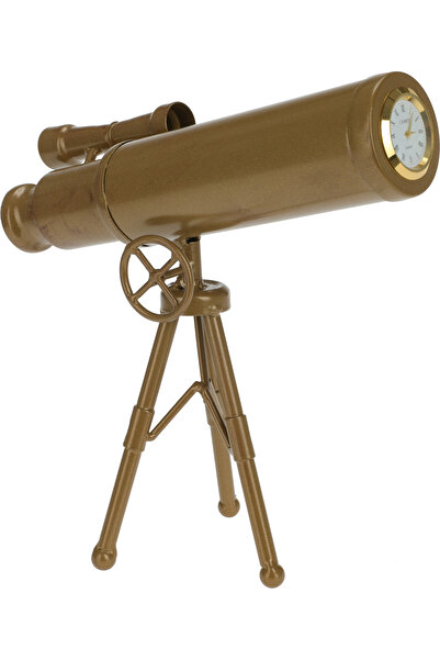 Excellent Houseware decorative desk clock, metal, 22x12x23 cm, copper