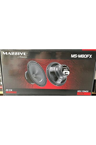 Massive MS-M80FX 20 CM MİDRANGE 400 WATT MAXİMUM POWER 150 WATT RMS POWER ÇİF...