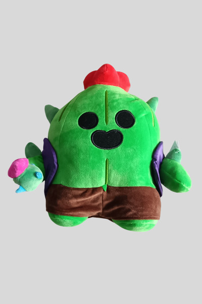 Nostalji Kutusu Brawl Stars Spike 30 cm Peluş Karakter Oyuncak