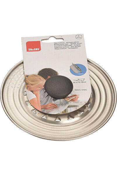iBiLi capac multifuncțional, oțel inoxidabil, 26/28/30 cm, argintiu