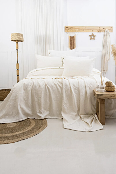Şaheser Home Collection Σετ κουβερλί Julia Jacquard, Ύφασμα ζακάρ από 100% βα...
