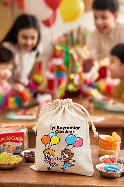 ÇANTAPAK حقيبة مكافآت خاصة بالعيد / حقيبة مكافآت العيد 10×15 (5 قطع) موديل-23