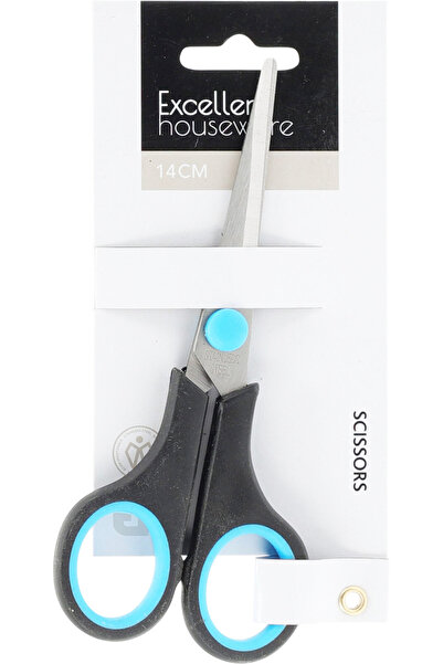 Koopman Foarfece Excellent Houseware, oțel inoxidabil, 14 cm, albastre