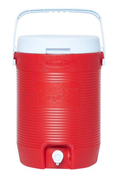 Cosmoplast Keep Cold Plastic Insulated Water Cooler Small 16.5 Liters Red