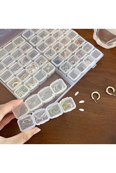 FASHION صندوق تخزين منظم متعدد الأغراض مكون من 56 خانة