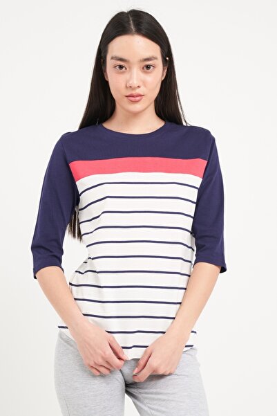 Lee Cooper Women's T-shirt with stripes and details
