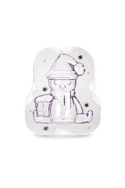 iBiLi -Formă 3D pentru turtă dulce, ciocolată, policarbonat, 20 cm, transparentă