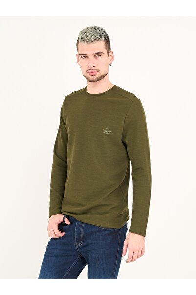 Timeout Tricou barbat cu maneca lunga si detalii logo