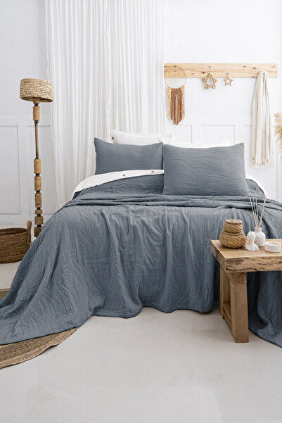 Şaheser Home Collection Σετ κουβερλί Janna Jacquard, με απαλή υφή, 100% βαμβα...