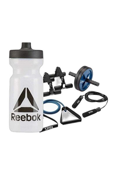 SPEEDO Fitness Set - 500ml Foundation Sports Water Bottle (BPA-Free, Leak-Proof) with SPRI Home Gym
